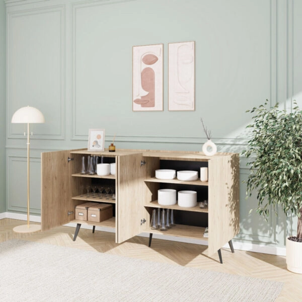 Μπουφές Kudro  σε oak απόχρωση 180x43x100εκ