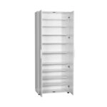 Παπουτσοθήκη-ντουλάπα Rafin  σε λευκή απόχρωση 76x36x187εκ