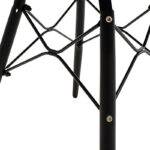 Καρέκλα Ninja  PP μόκα-μαύρο πόδι