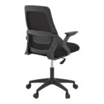 Καρέκλα γραφείου Reji  mesh ύφασμα μαύρο 58x60x89-99εκ