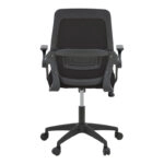 Καρέκλα γραφείου Reji  mesh ύφασμα μαύρο 58x60x89-99εκ