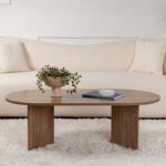 Τραπέζι σαλονιού Tabletod  σε καρυδί απόχρωση 119x60x40εκ