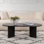 Τραπέζι σαλονιού Tabletod σε μαύρη απόχρωση 119x60x40εκ