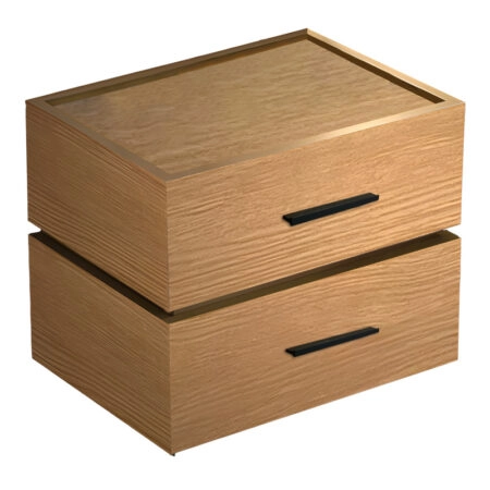 Κομοδίνο Sonlen  mdf σε oak απόχρωση 60x40x44.5εκ