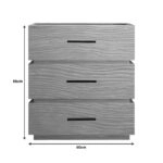 Κομοδίνο Sonlen  mdf σε oak απόχρωση 60x40x66εκ