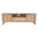 Έπιπλο τηλεόρασης Hamea  mdf σε φυσική απόχρωση 145x39,5x49εκ