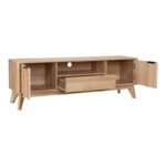 Έπιπλο τηλεόρασης Hamea  mdf σε φυσική απόχρωση 145x39,5x49εκ