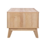 Τραπέζι σαλονιού Hamea  mdf σε φυσική απόχρωση 110x55,2x45εκ