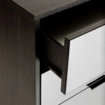 SPECCHIO ΣΥΡΤΑΡΙΕΡΑ 6ΣΥΡΤΑΡΙΑ ΜΑΥΡΟ OAK ΚΑΘΡΕΠΤΗΣ 120x39xH80cm