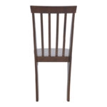 Καρέκλα Houston rubberwood σε καρυδί απόχρωση 40x49x94εκ