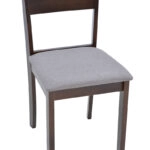 Καρέκλα Dallan   σε καρυδί απόχρωση 40x47.5x89εκ