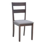 Tραπεζαρία επεκτεινόμενη Mabor-Dallan  ξύλο σε καρυδί απόχρωση 120-150x80x73,8εκ