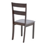 Tραπεζαρία επεκτεινόμενη Mabor-Dallan  ξύλο σε καρυδί απόχρωση 120-150x80x73,8εκ