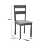 Tραπεζαρία επεκτεινόμενη Mabor-Dallan  ξύλο σε καρυδί απόχρωση 120-150x80x73,8εκ