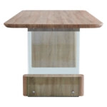 Tραπέζι Faghan  καφέ mdf 180x90x76εκ