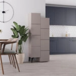 Στήλη Romane  μόκα 62.2x37.4x155.4εκ