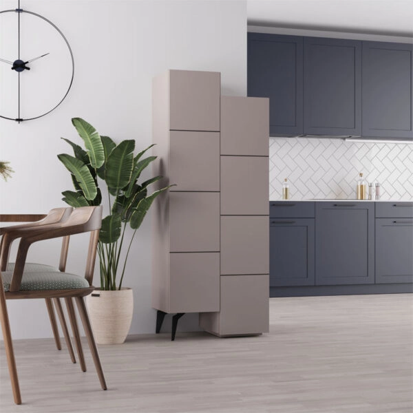 Στήλη Romane  μόκα 62.2x37.4x155.4εκ