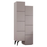 Στήλη Romane  μόκα 62.2x37.4x155.4εκ