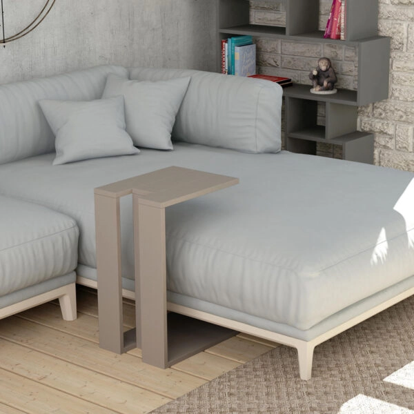 Βοηθητικό τραπέζι Muju σε μόκα απόχρωση 40x30x57εκ
