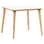 Παιδικό τραπεζάκι Jerry  λευκό-φυσικό 50x50x43εκ