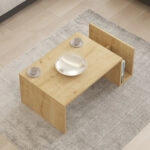 Τραπέζι σαλονιού Poko σε oak απόχρωση 86.8x50x32,4εκ