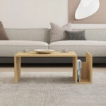 Τραπέζι σαλονιού Poko σε oak απόχρωση 86.8x50x32,4εκ