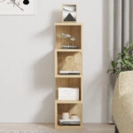 Ραφιέρα επιδαπέδια Pratel  σε oak απόχρωση 25x27x95εκ