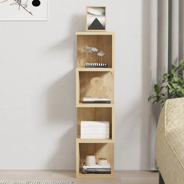 Ραφιέρα επιδαπέδια Pratel  σε oak απόχρωση 25x27x95εκ