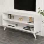 Σύνθετο σαλονιού Prestige  σε λευκή απόχρωση 120x29,6x50εκ