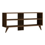 Έπιπλο τηλεόρασης Prestige  σε καρυδί απόχρωση 120x29,6x50εκ