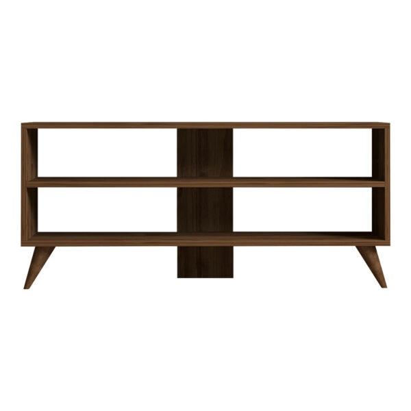 Έπιπλο τηλεόρασης Prestige  σε καρυδί απόχρωση 120x29,6x50εκ