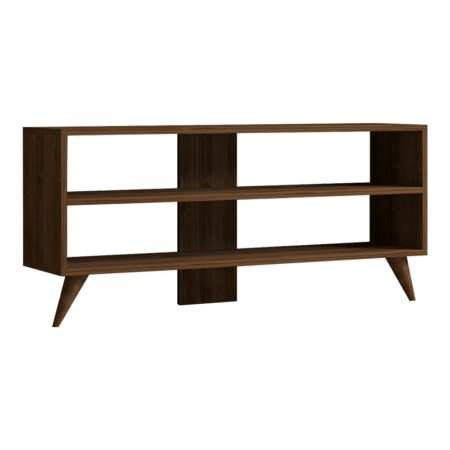 Έπιπλο τηλεόρασης Prestige  σε καρυδί απόχρωση 120x29,6x50εκ