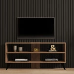 Έπιπλο τηλεόρασης Prestige  σε sonoma απόχρωση 120x29,6x50εκ