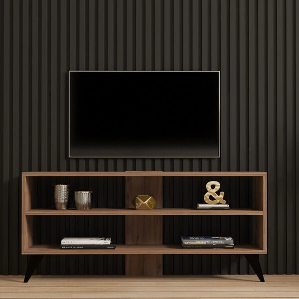 Έπιπλο τηλεόρασης Prestige  σε sonoma απόχρωση 120x29,6x50εκ