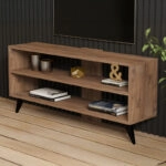 Έπιπλο τηλεόρασης Prestige  σε sonoma απόχρωση 120x29,6x50εκ