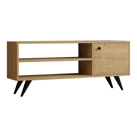 Έπιπλο τηλεόρασης Wison  σε oak απόχρωση 120x29x50εκ
