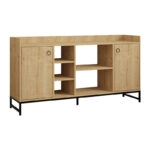 Μπουφές Delta σε oak απόχρωση με μαύρα μεταλλικά πόδια 160x40x85εκ