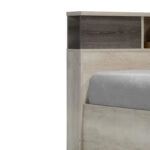 Κρεβάτι OLYMPUS  σε χρώμα castilo oak 140x200εκ