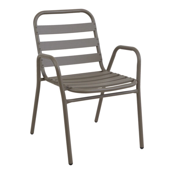 Τραπεζαρία Watson-Sussie σετ 3τεμ μέταλλο σαμπανιζέ-γυαλί Φ60x70εκ