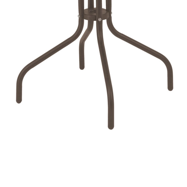 Τραπεζαρία Vergo-Obbi  3τεμ καφέ μέταλλο Φ60x70εκ