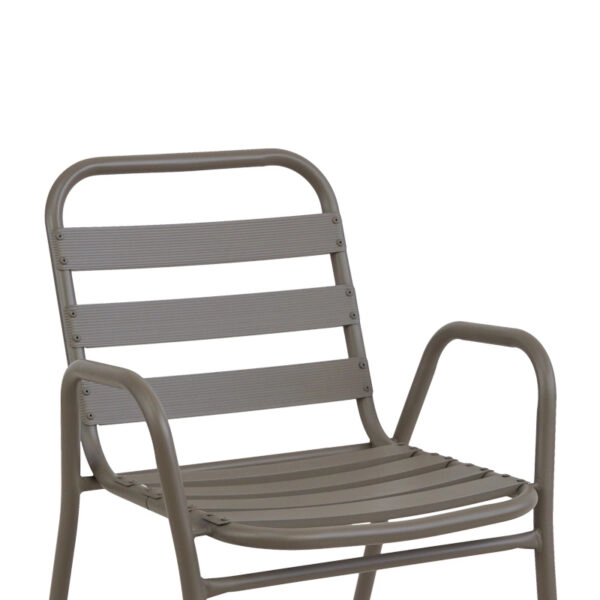 Τραπεζαρία Sussie-Ensure 5τεμ μέταλλο-γυαλί σε σαμπανιζέ απόχρωση 140x80x70εκ