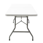 Τραπέζι catering Rodeo  πτυσσόμενο-βαλίτσα λευκό 152x70x74εκ