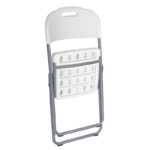 Καρέκλα catering-συνεδρίου πτυσσόμενη Edison χρώμα λευκό