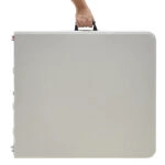 Τραπέζι catering Rodeo πτυσσόμενο-βαλίτσα λευκό 240x76x74εκ