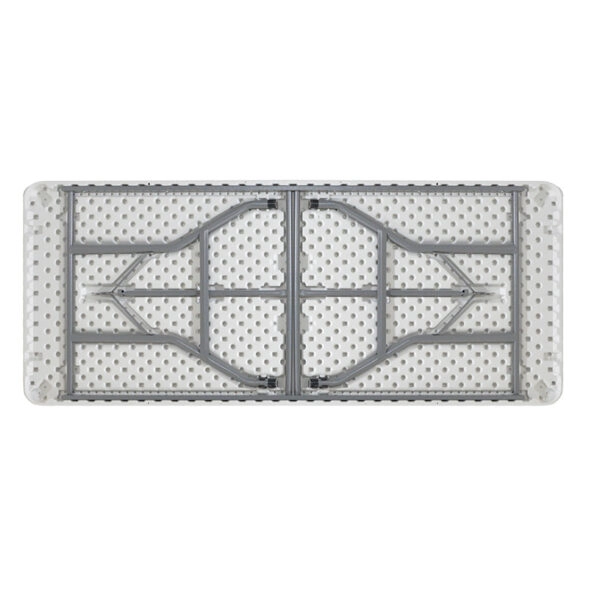 Τραπέζι catering Rodeo πτυσσόμενο-βαλίτσα λευκό 240x76x74εκ