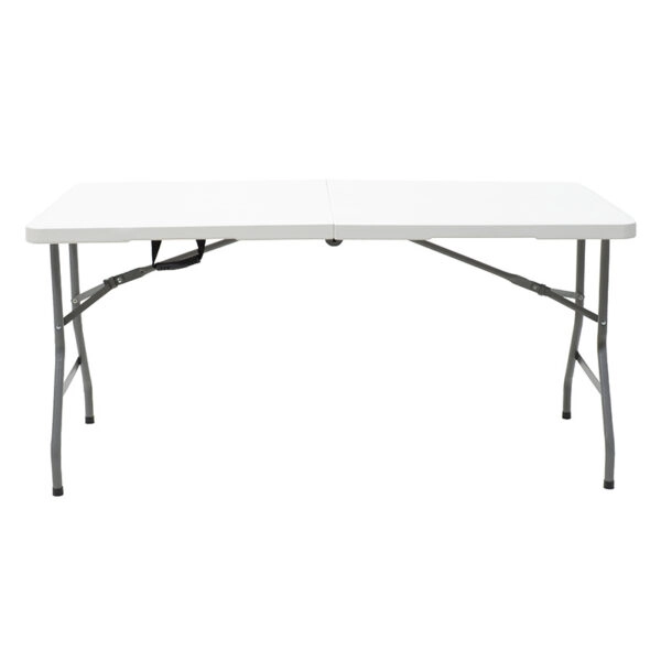 Τραπέζι catering Rodeo πτυσσόμενο-βαλίτσα λευκό 240x76x74εκ