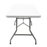 Τραπέζι catering Rodeo πτυσσόμενο-βαλίτσα λευκό 240x76x74εκ