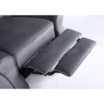 Πολυθρόνα Ανακλινόμενη ArteLibre ALNAIR Γκρι Βελούδο 78x85x104cm