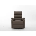 Πολυθρόνα Ανακλινόμενη ArteLibre TALITHA Καφέ PU 79x97x101cm