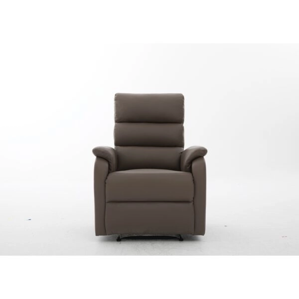 Πολυθρόνα Ανακλινόμενη ArteLibre TALITHA Καφέ PU 79x97x101cm